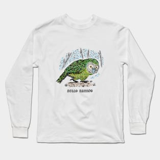 Hello Kakapo Long Sleeve T-Shirt